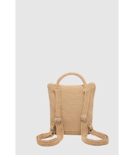 Mochila Crochet - Beige