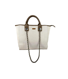 Shopper Tote Canvas - Taupe