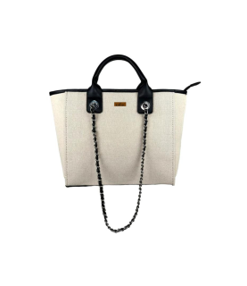 Shopper Tote Canvas - Negro